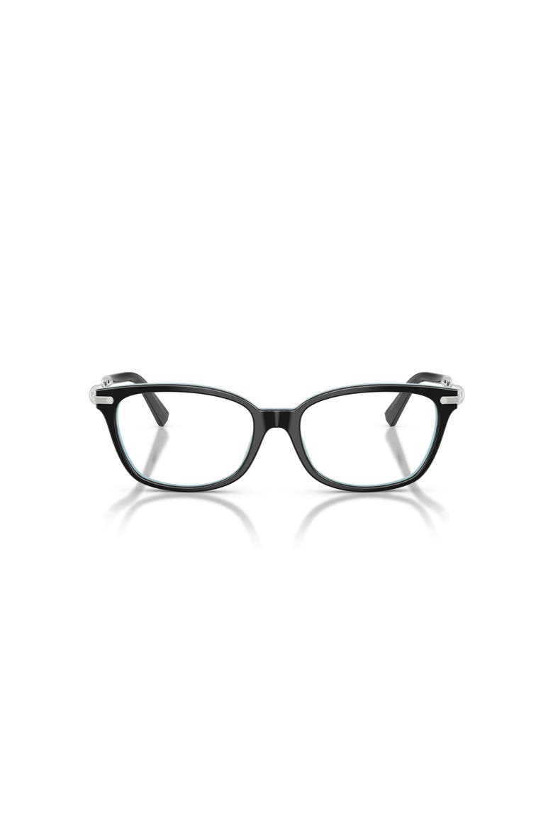 53mm Rectangle optical glasses, Alternate, color, Black