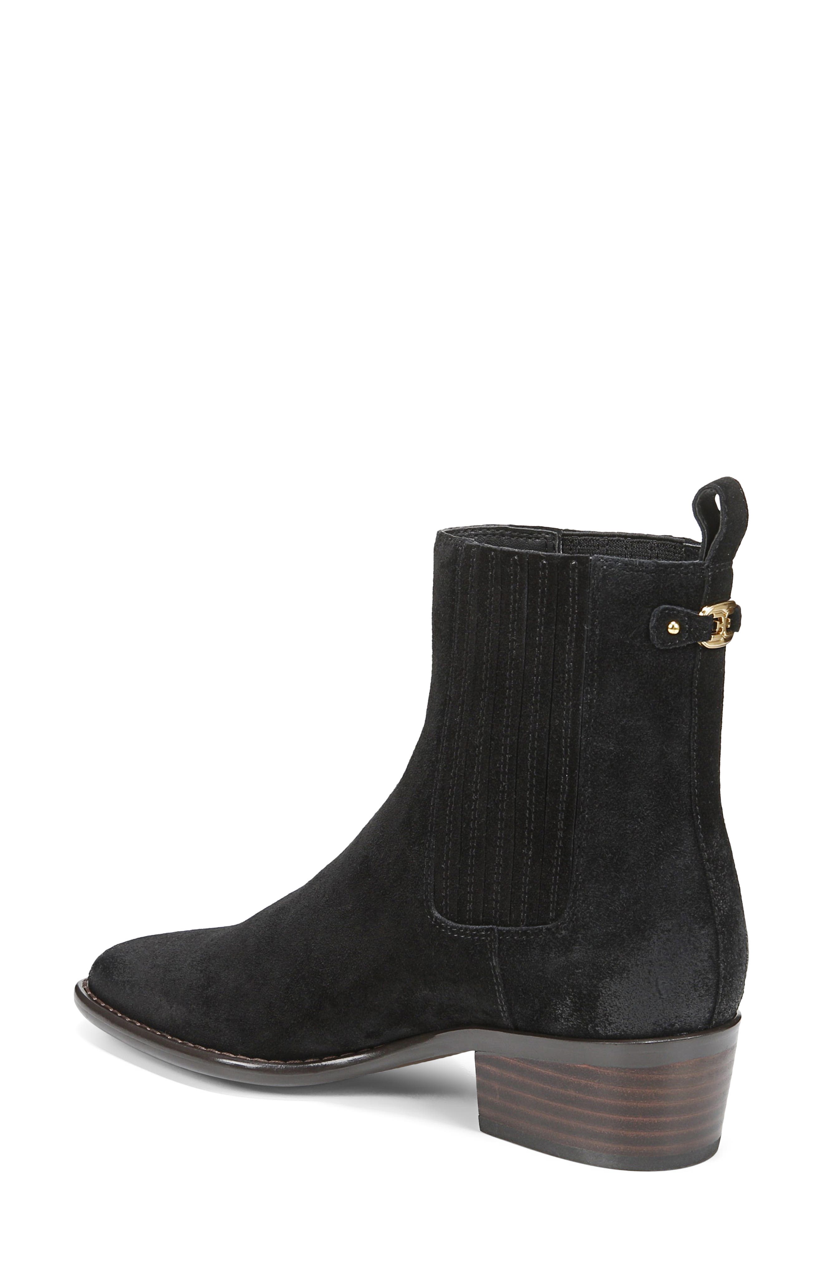 Bronson Chelsea Boot, Alternate, color, BLACK SUEDE