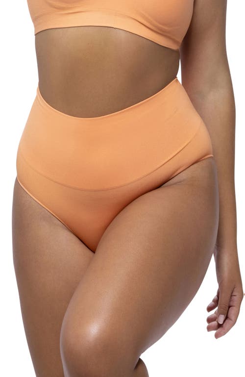 Underoutfit Smoothing At Waist Brief In Orange