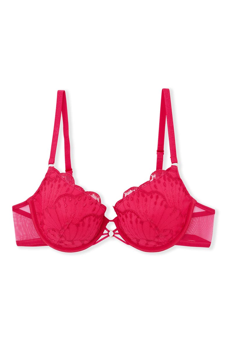 Nayade N°4 Classique Embroidered Underwire Bra, Alternate, color, PETUNIA