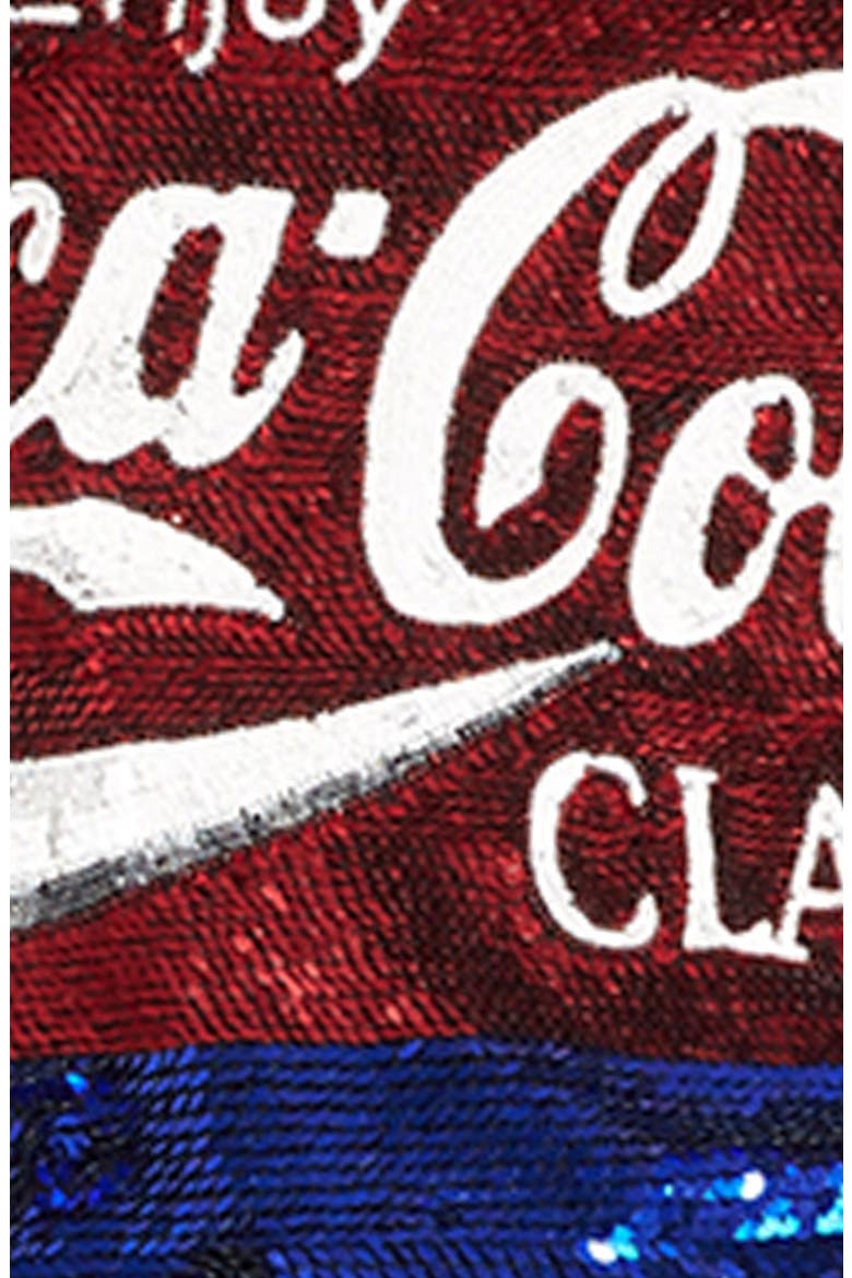 'Coca-Cola®' Sequin Top, Alternate, color, MULTI
