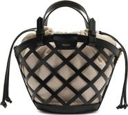 Arezzo Small Petra Leather Bucket Bag