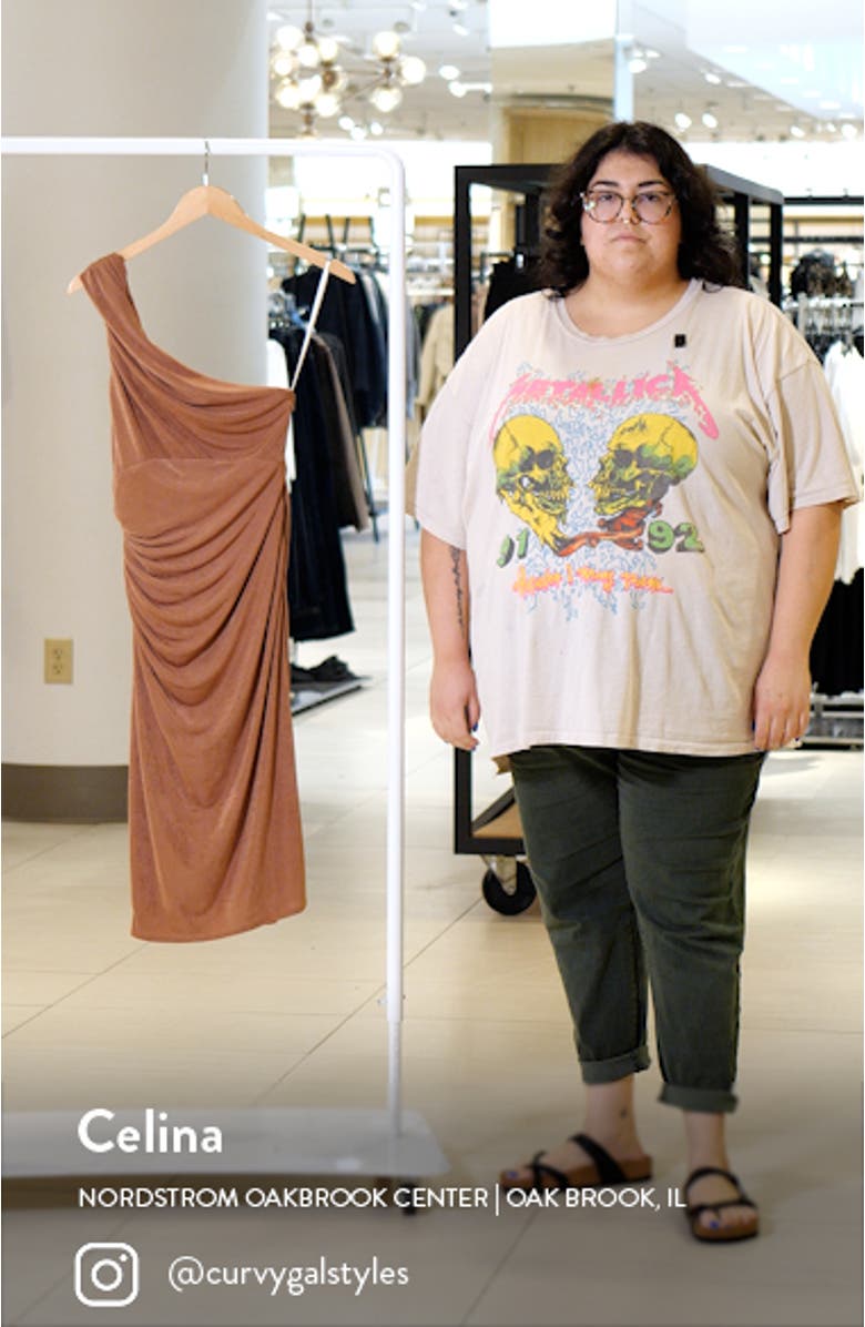 High Roller One-Shoulder Body-Con Cocktail Dress, sales video thumbnail