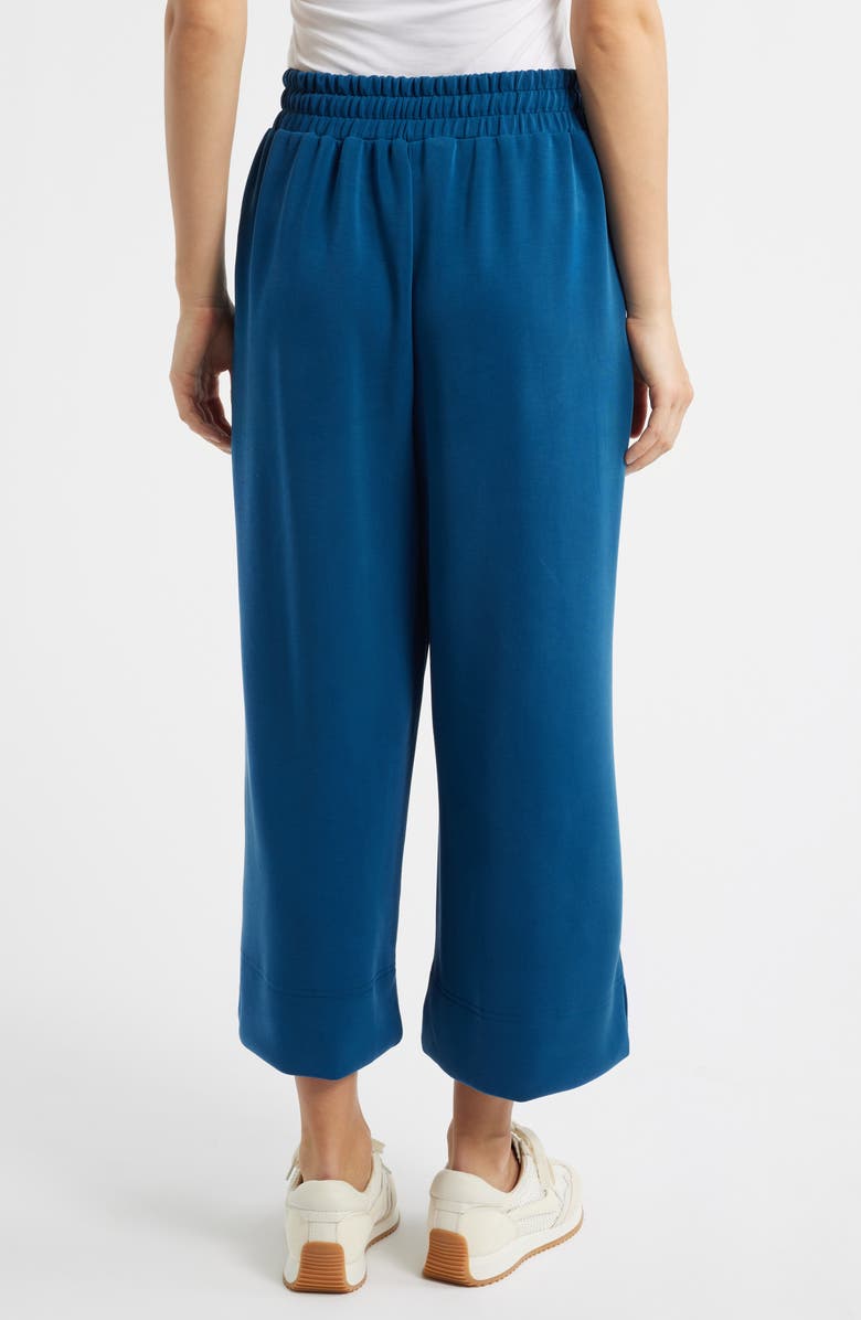 CITY BLUES Crop Drawstring Pants, Alternate, color, Blue Opal