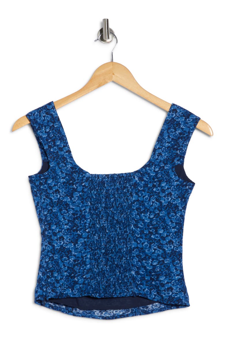 Navi Sleeveless Crop Top, Alternate, color, BLUE ROSE