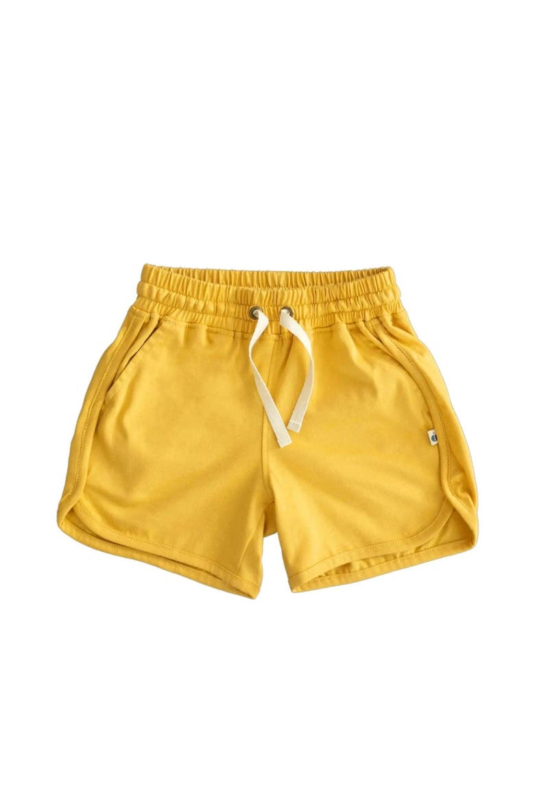 Kids' Ollie Organic Cotton Jersey Shorts, Main, color, Ochre