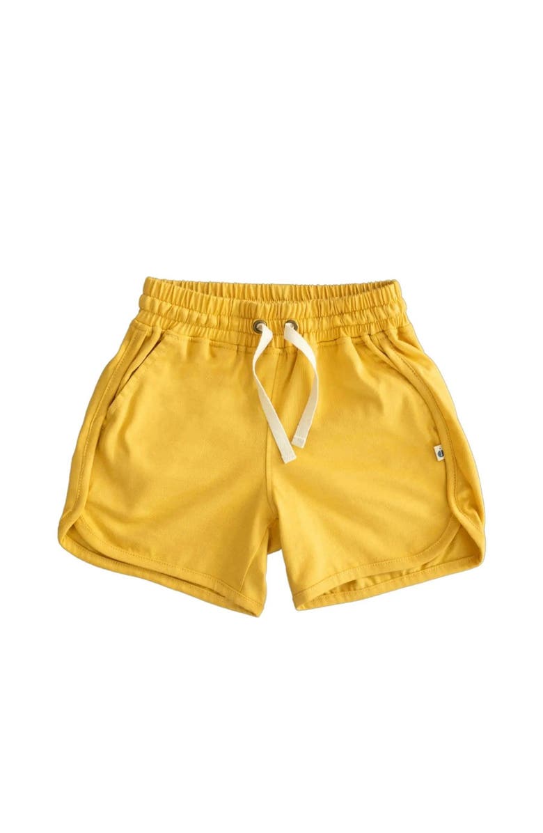 Jackalo Kids' Ollie Organic Cotton Jersey Shorts, Main, color, Ochre
