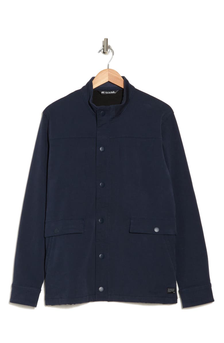 TravisMathew Cloud Denim Jacket, Alternate, color, Blue Nights