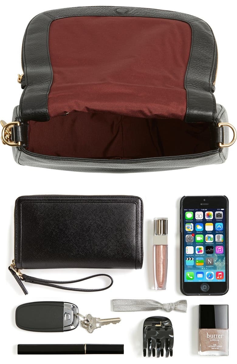 Marc Jacobs Recruit Nomad Pebbled Leather Crossbody Bag, Alternate, color,