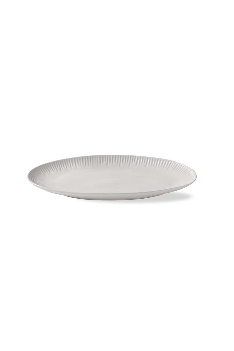 Vista Oval Small Serving Platter Grey Dishwasher Safe Serveware, Main, color, Grey