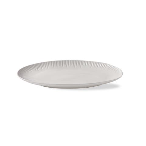 Vista Oval Small Serving Platter Grey Dishwasher Safe Serveware