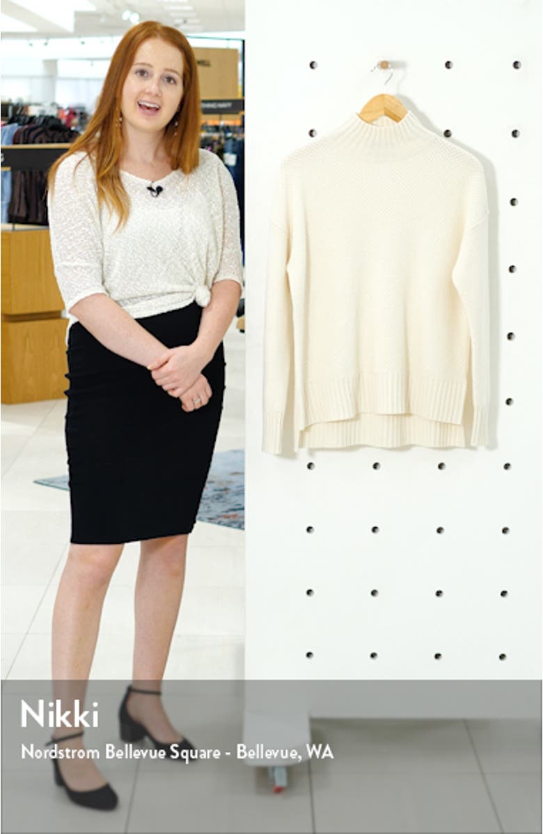 ReCashmere Textured Turtleneck Sweater, sales video thumbnail