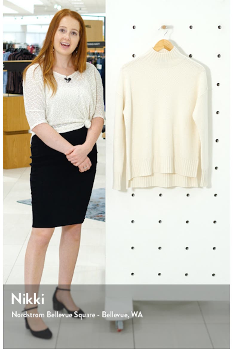 ReCashmere Textured Turtleneck Sweater video