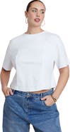 ELOQUII Bustier Seam Detail Tee