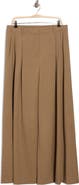 TWP Pleated Front Wool Blend Wide Leg Pants