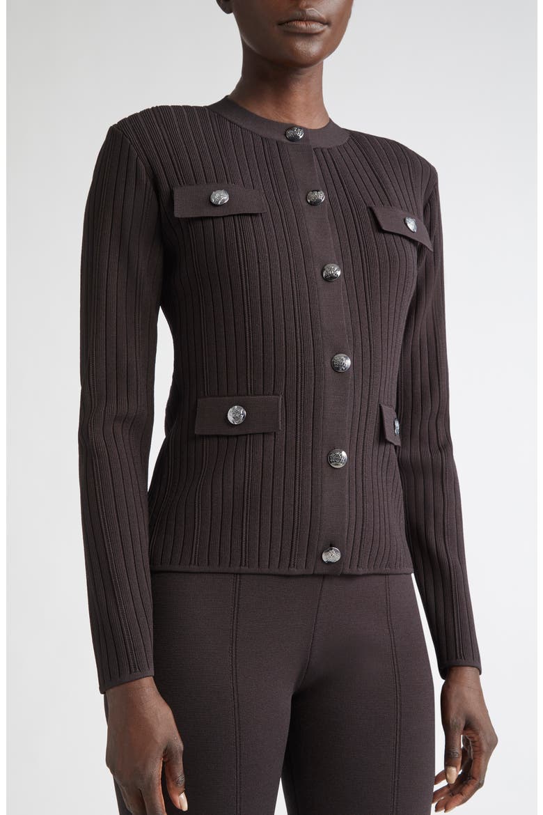 Libby Robinson Rib Jacket, Alternate, color, MOCHA