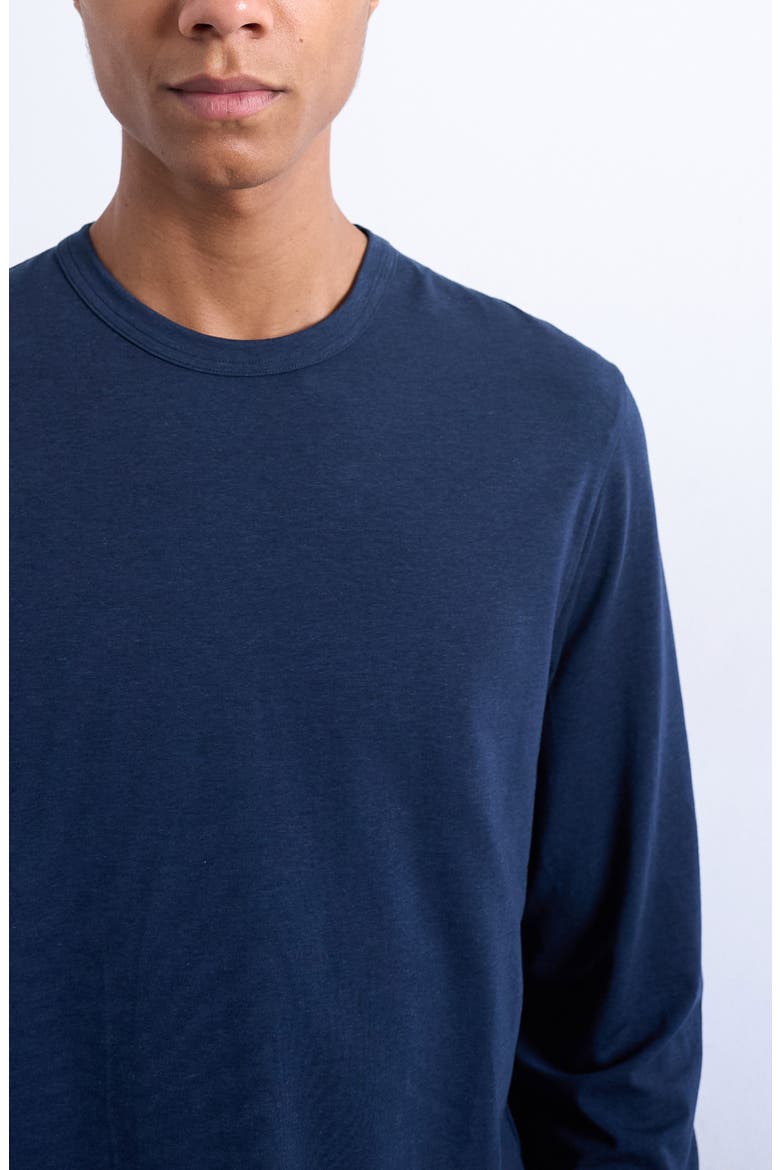 Relaxed Long Sleeve T-Shirt, Alternate, color, NAVY