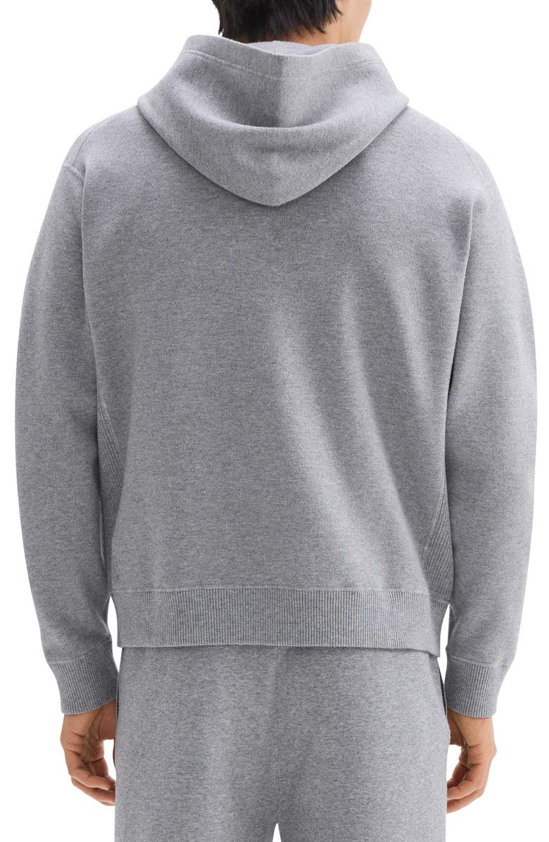 Theory Oversize Pullover Hoodie, Alternate, color, Melange Grey