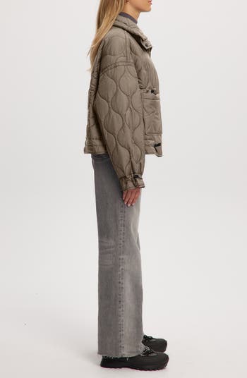 June Lightweight Water Resistant Onion Quilted Jacket