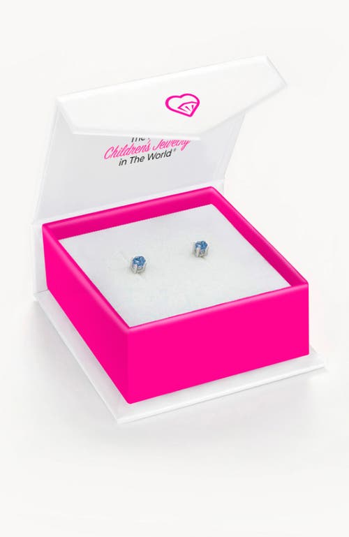 In Season Jewelry Classic Round Solitaire Earrings In Metallic