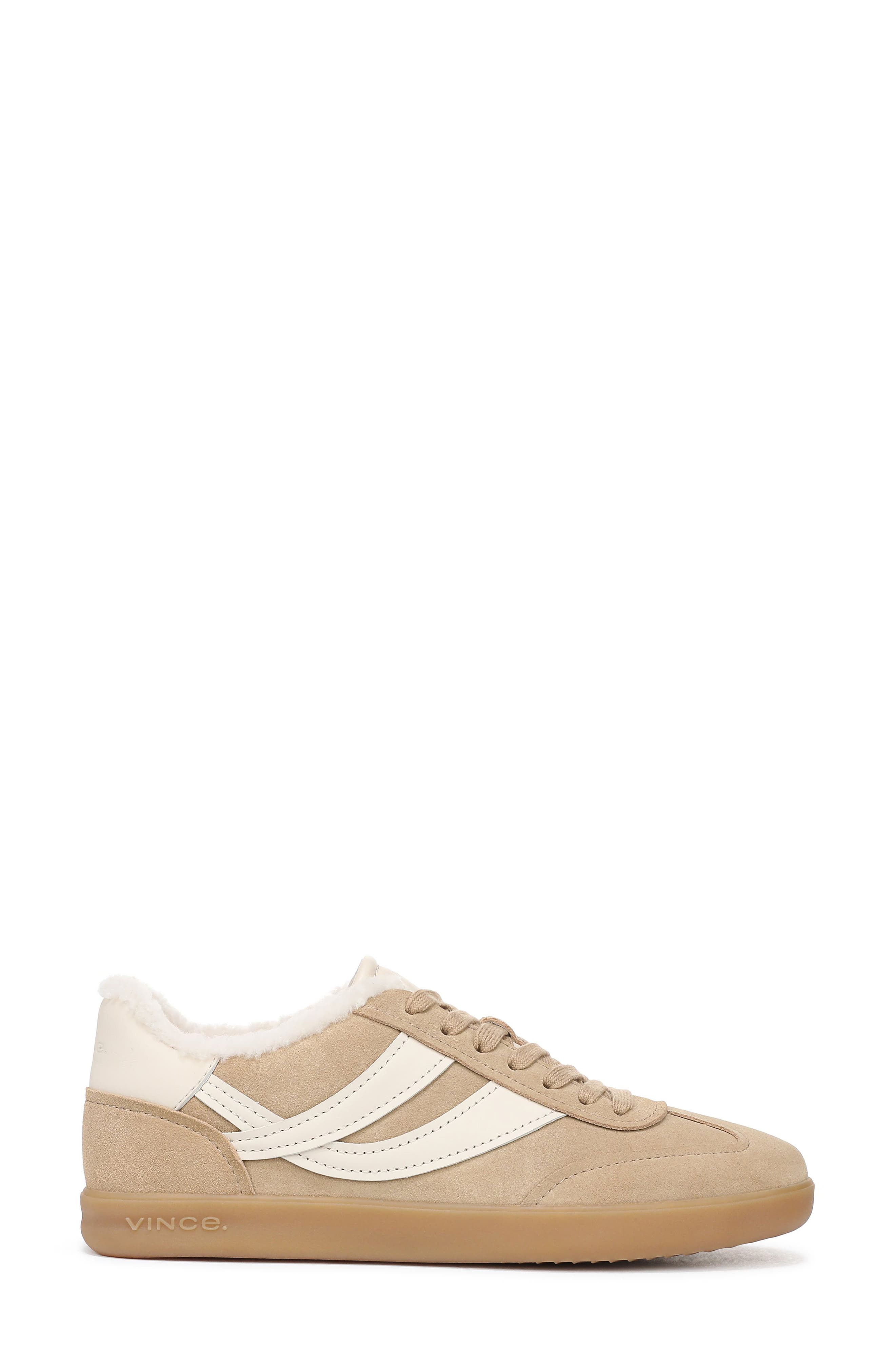 Oasis Genuine Shearling Lined Sneaker, Alternate, color, SANDTRAIL