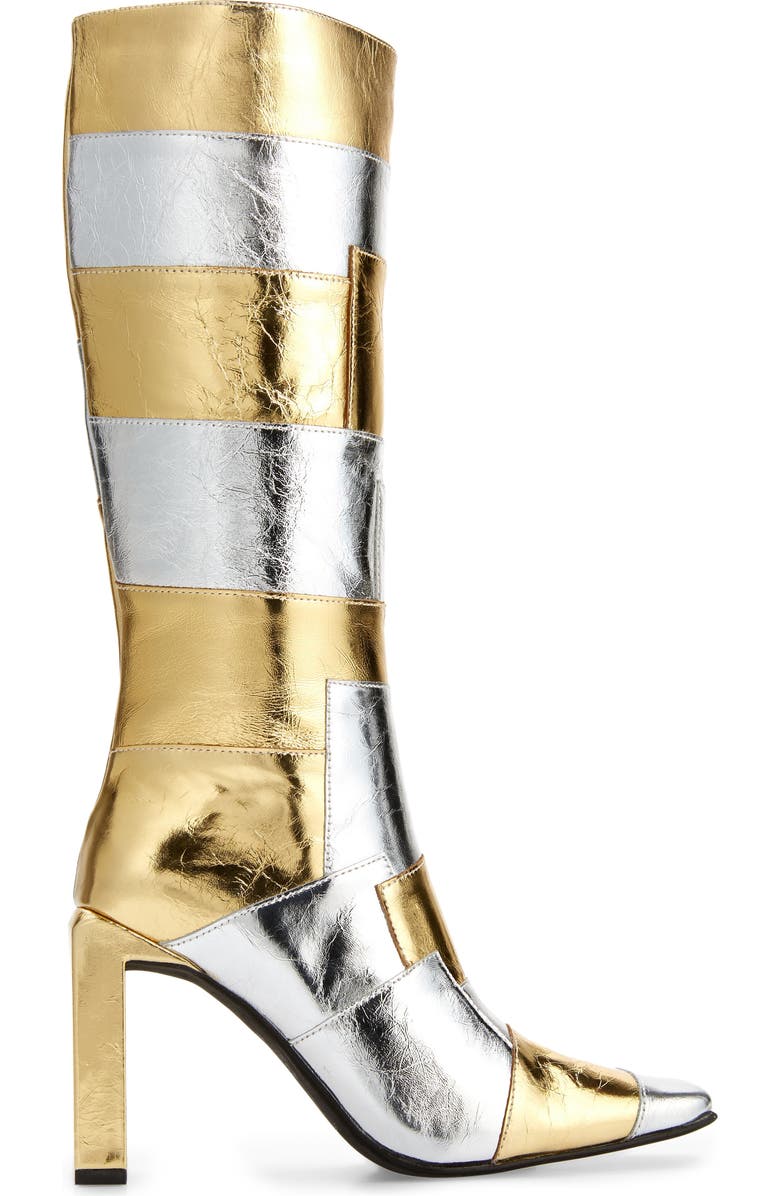 Jeffrey Campbell Lightspeed Patchwork Boot, Alternate, color,