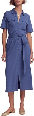 Boden Mavis Cotton Blend Shirtdress
