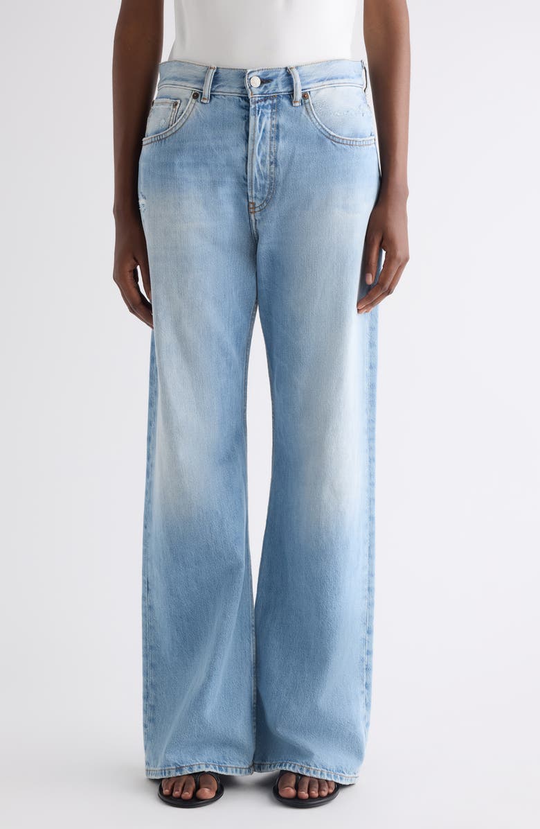Acne Studios Loose Fit Jeans, Main, color, Light Blue