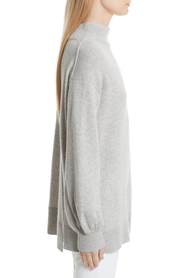 Ace Cashmere Turtleneck Sweater, Alternate, color, LIGHT GREY