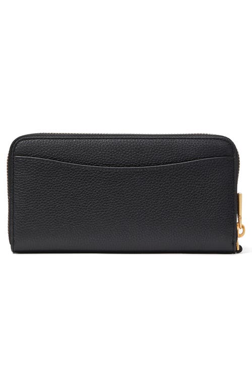 Kate Spade New York Ava Zip Around Continental Wristlet In Black