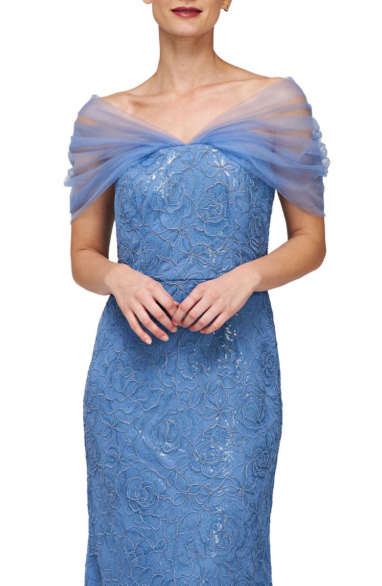 JS Collections Isa Sequin Mermaid Gown, Alternate, color, 