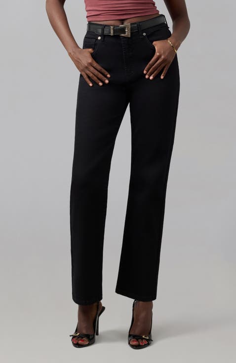 Denver High Rise Straight Jeans