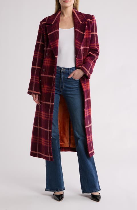 Olina Plaid Coat