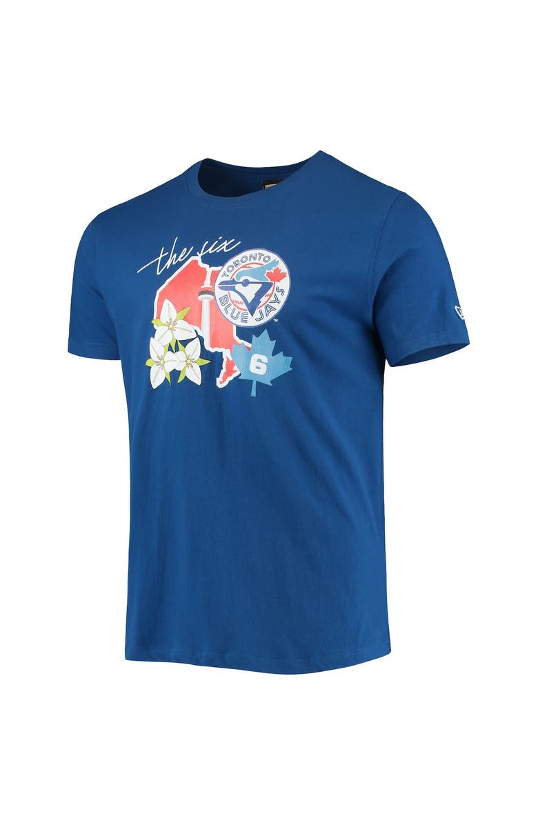 New Era Men's New Era Royal Toronto Blue Jays City Cluster T-Shirt, Alternate, color,