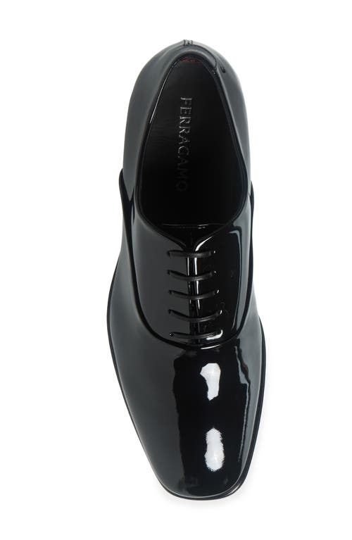 Ferragamo Denzel Tuxedo Shoe In Nero