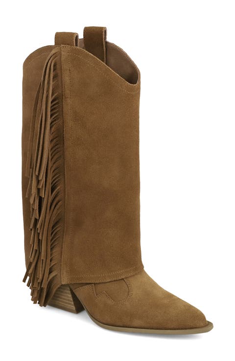 Deston Pointed Toe Western Boot (Women)
