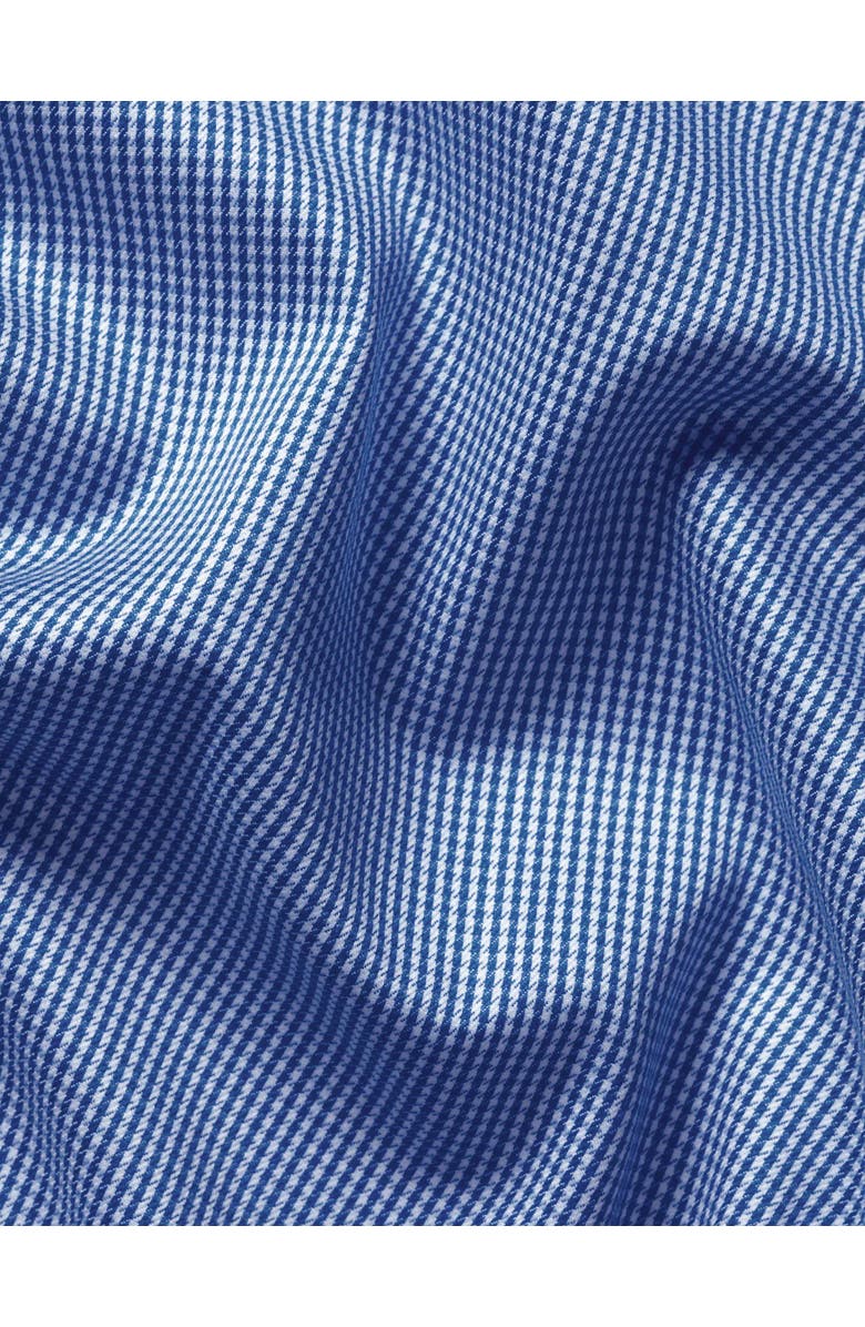 Charles Tyrwhitt Non-Iron Puppytooth Shirt, Alternate, color, Royal Blue