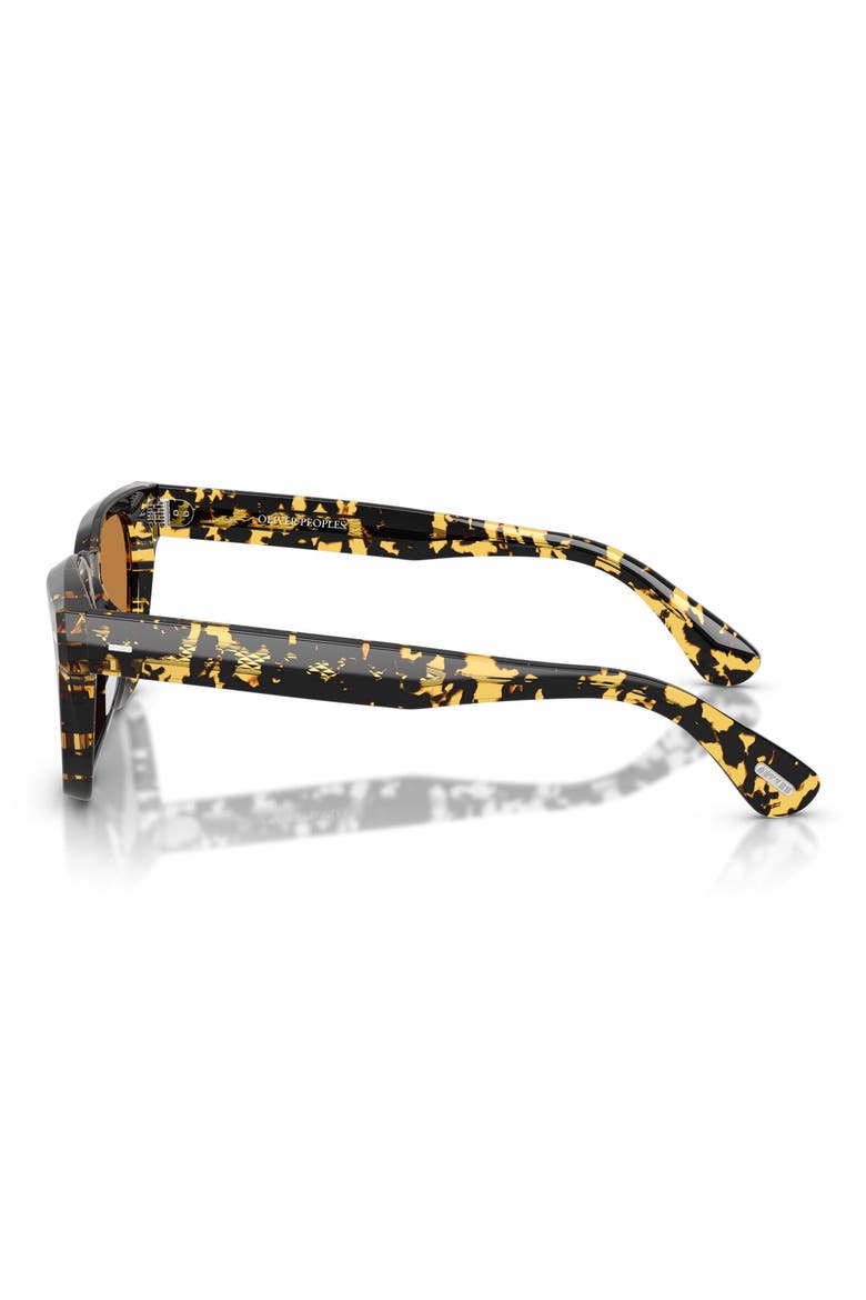 Rueny 51mm Pillow Sunglasses, Alternate, color, TOKYO TORTOISE / COGNAC