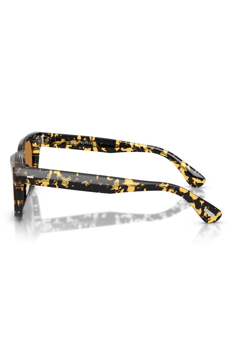 Oliver Peoples Rueny 51mm Pillow Sunglasses, Alternate, color, Tokyo Tortoise / Cognac