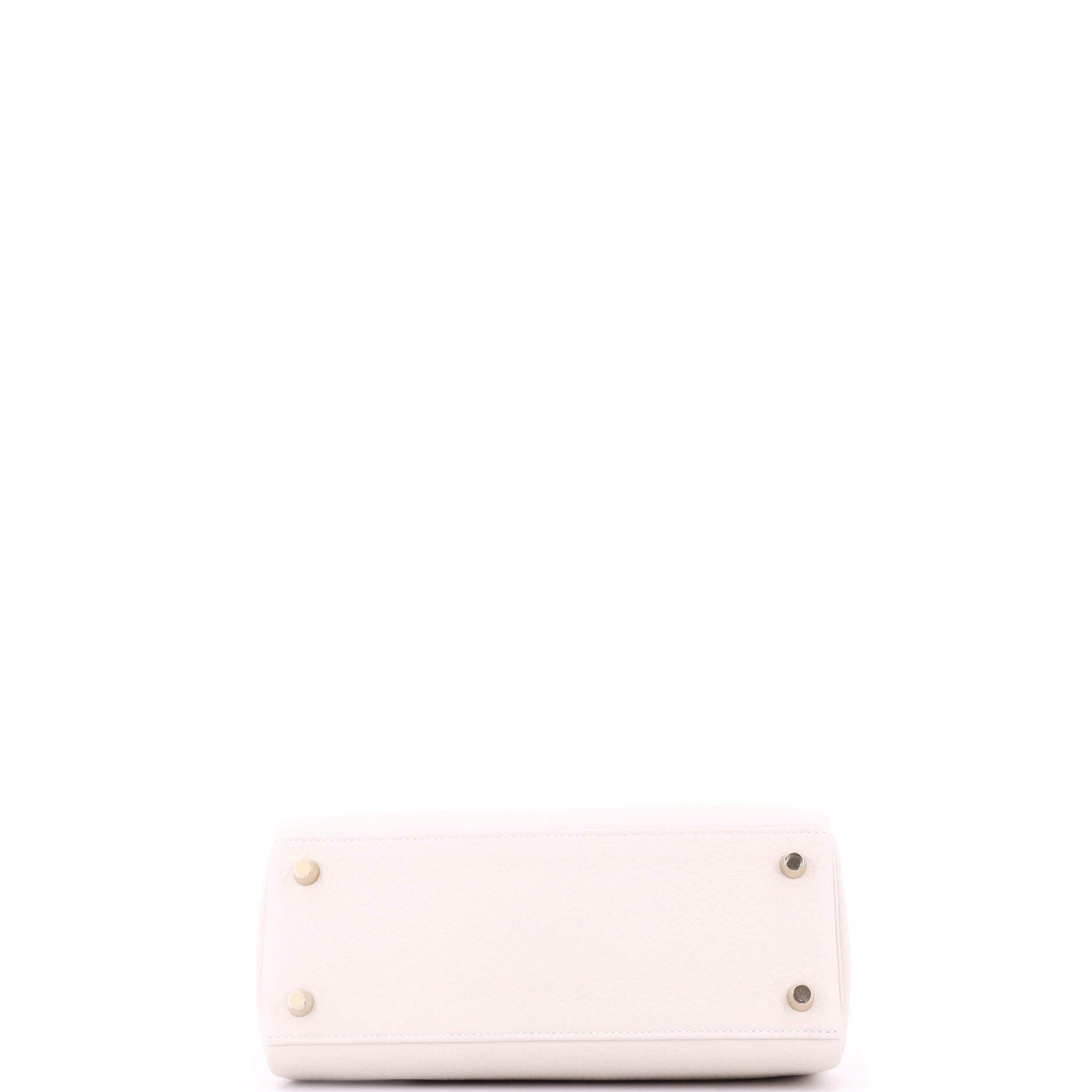 Rocabar Kelly Handbag Light Togo With Gold Hardware 25, Alternate, color, White
