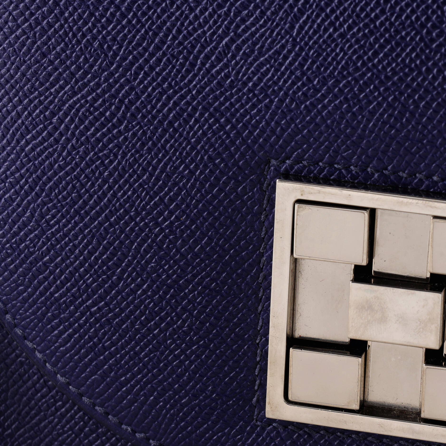 Pre-Owned Hermes Mosaique au 24 Bag Epsom 17, Alternate, color, Bleu Encre