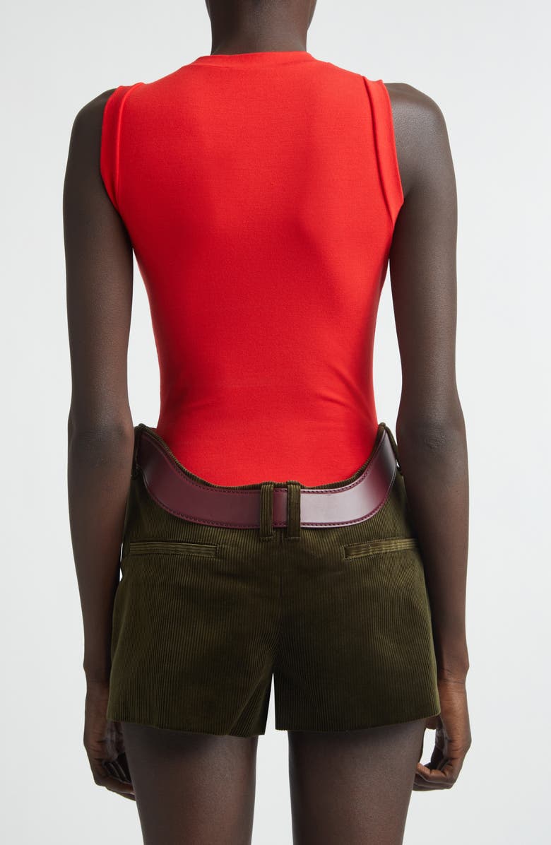 Jean Paul Gaultier Junior Fitted Jersey Graphic Tank, Alternate, color, Red