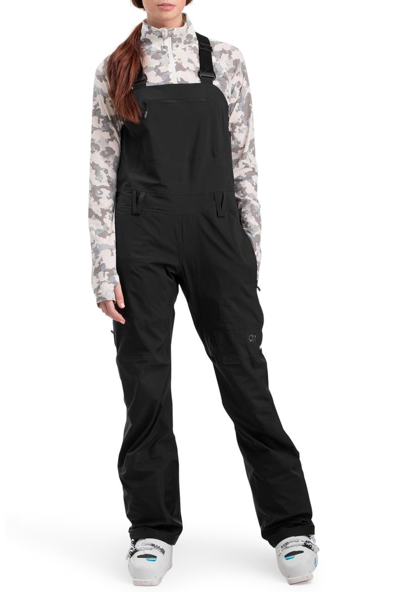 Carbide Plus Waterproof Bibs, Main, color, BLACK