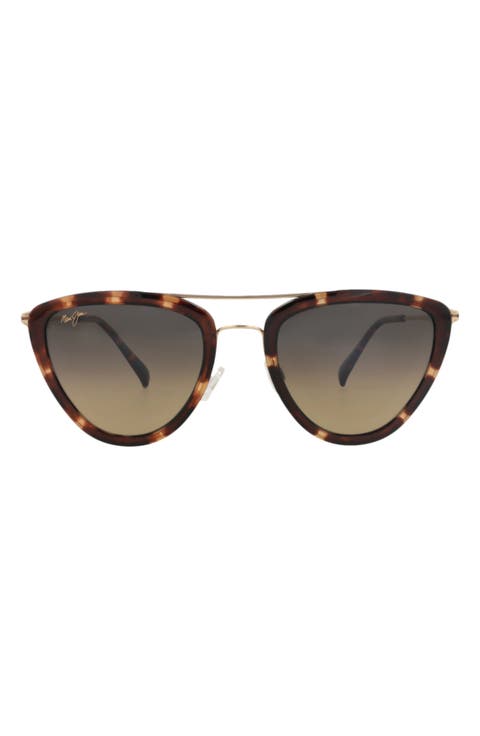 Gender Inclusive Emaze 56mm Polarized Square Sunglasses