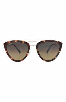 Gender Inclusive Emaze 56mm Polarized Square Sunglasses