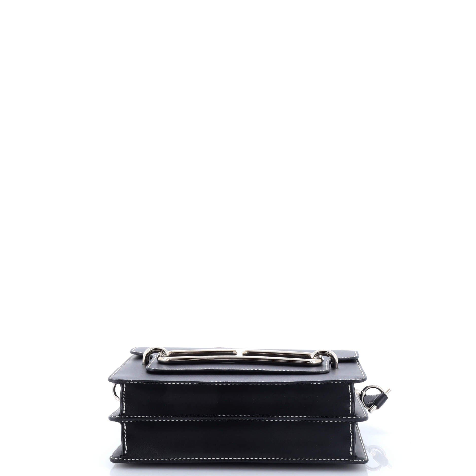 Pre-Owned Hermes Roulis Bag Sombrero 23, Alternate, color, Noir