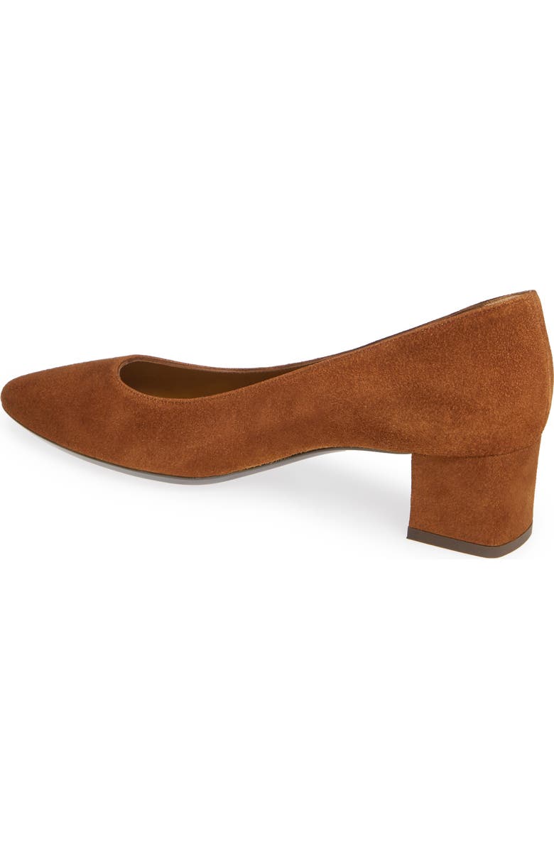 Aquatalia Pasha Weatherproof Pump, Alternate, color, Caramel Suede