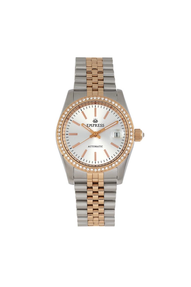 Constance Automatic Bracelet Watch with Date, Main, color, Metallic Rust/Copper