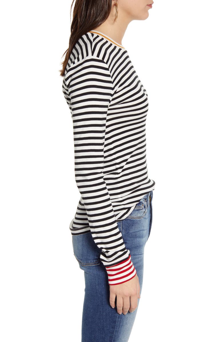 Splendid Wyatt Stripe Top, Alternate, color, 