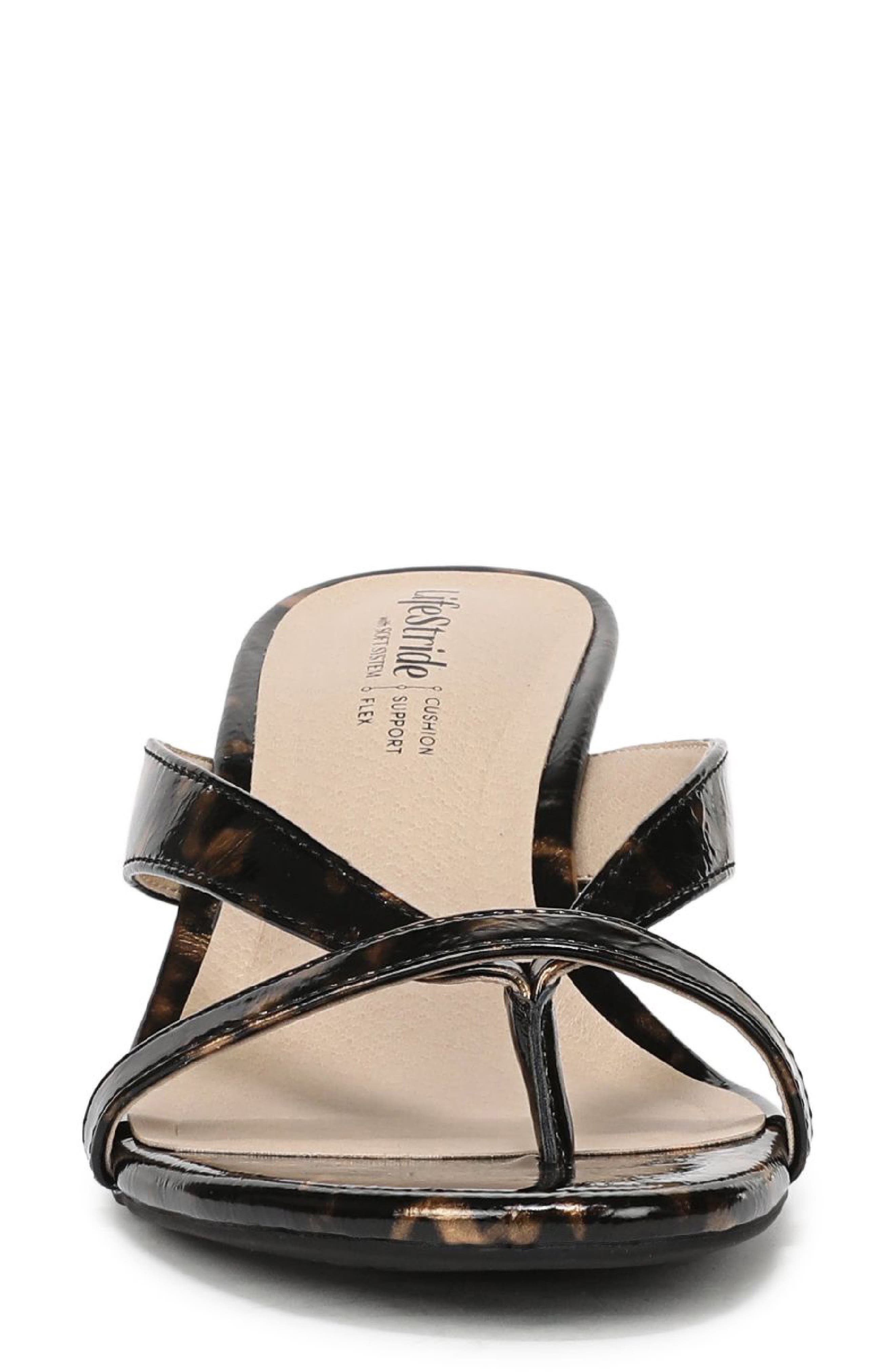 Navine Kitten Heel Flip Flop, Alternate, color, BLACK MULTI